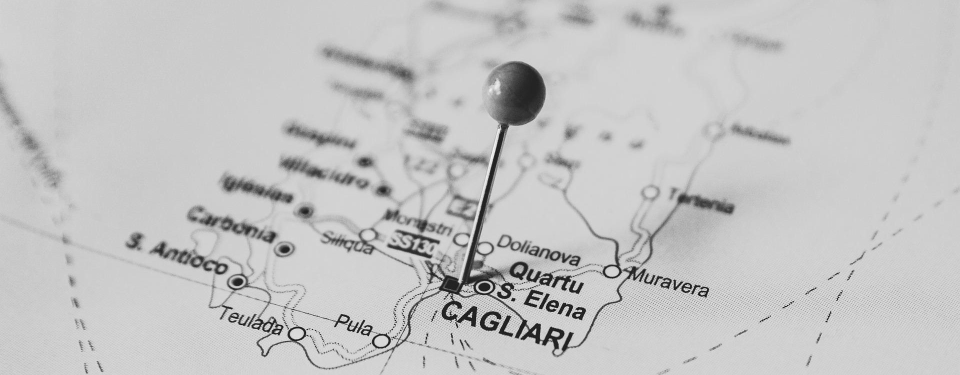 Mappa di Cagliari