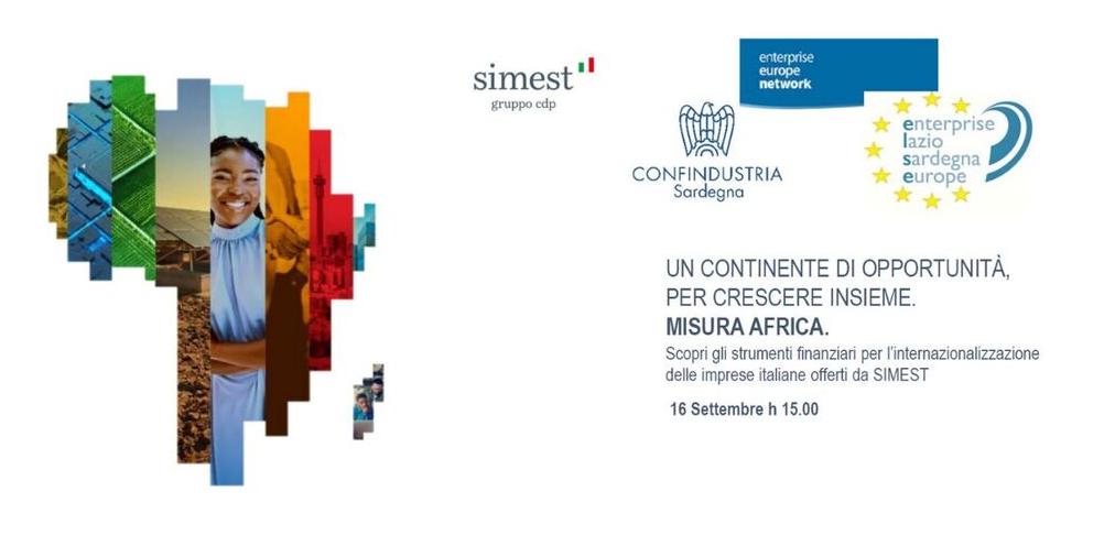 SIMEST: MISURA AFRICA, WEBINAR il 16 SETTEMBRE 2024 ORE 15.00