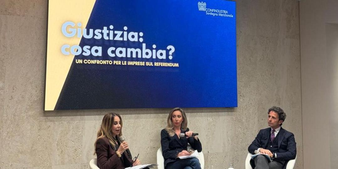 CONFINDUSTRIA SARDEGNA MERIDIONALE PROMUOVE IL DIBATTITO SULLA RIFORMA DELLA GIUSTIZIA: LE RAGIONI DEL SÌ E DEL NO A CONFRONTO