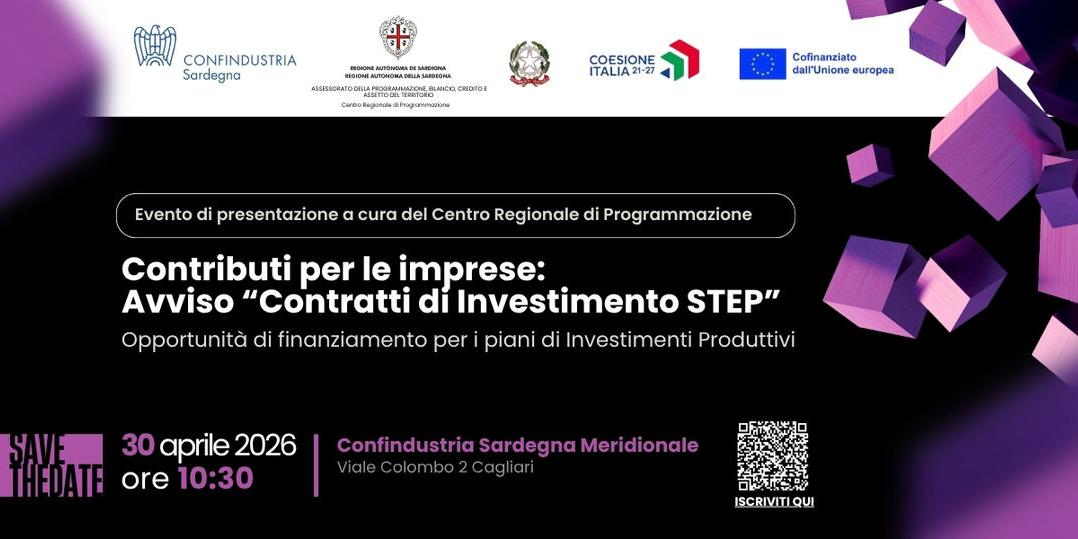 Contratti di Investimento STEP: incontro di approfondimento con le imprese