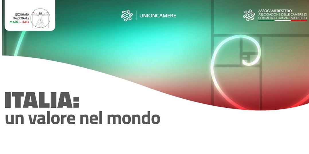 GIORNATA DEL MADE IN ITALY ORGANIZZATA DA UNIONCAMERE - 17 aprile ore 9:30